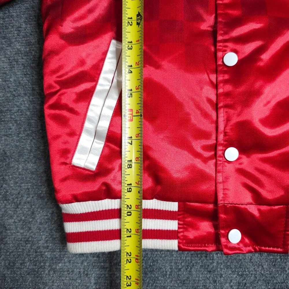 NWT Headgear Classics Satin Jacket Boys Small Red Nipsey Hussle Boogie Crenshaw